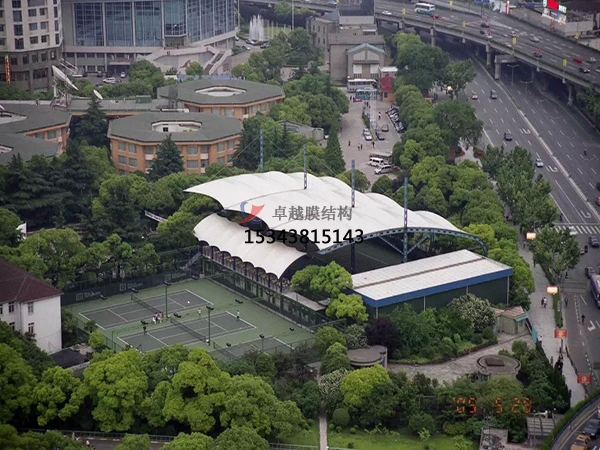 阿圖什門球場膜結構頂蓋【生產基地】/網球/羽毛球館體育館設計公司施工案例