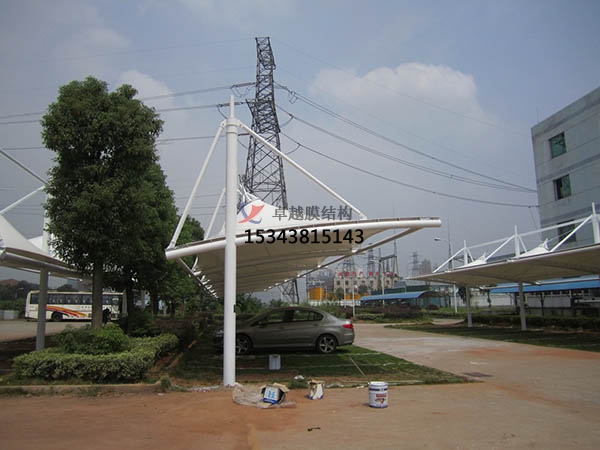 鹿邑膜結構停車棚【生產銷售】遮陽棚雨棚